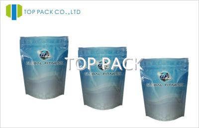 China Top Zipper Stand Up Pouches For Food Gravure Printing 60 x 230 x 70mm for sale