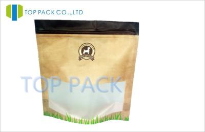 China Stand Up Zipper Pet Food Packaging Plastic Bag With Custom Printing / Logo for sale