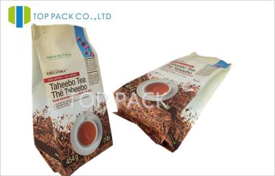 China Custom Printed Side Gusset Bags Flour / Cereals Plastic Food Packaging Moistureproof for sale