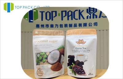 China Stand Up Aluminum Foil Food Bags / Reclosable Pouch Zip Plastic Bags for sale