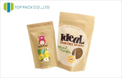 China Stand Up Food Bag Custom Size Food grade Laminated Flexible Plastic Packaging for sale