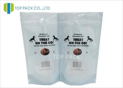 China Stand Up Laminated Plastic Pet Food Packaging Zip Lock Tear Notch for sale