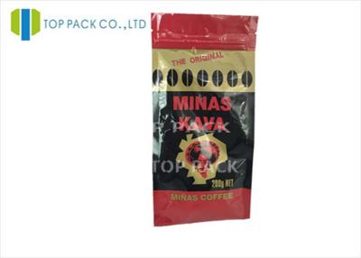 China Foil Laminated Food Grade side gusset coffee bags Glossy Finished for sale