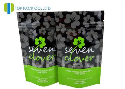 China Multilayer Laminated Foil Stand Up Pouches / Tea Packaging Custom Zipper Pouches for sale