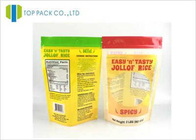 China Hear Sealed Stand Up Plastic Bags , Snack Food Packaging Pouches 500g Size for sale