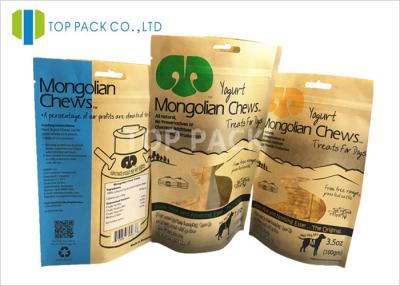 China Matte Finished Clear Window Brown custom printed pouches Zipper Milk Powder Packaging for sale