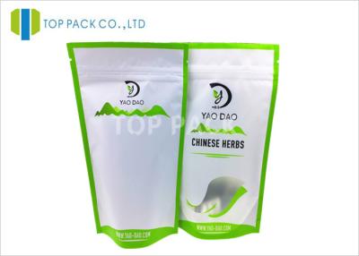 China Zip Lock Clear Front Foil Back eco friendly stand up pouches Full Color Printed for sale