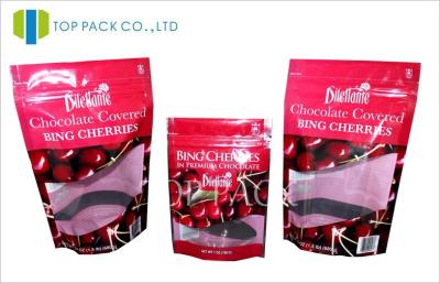 China Multilayer Laminated Plastic Stand Up Pouches For Fruit Chocolate Moisture Proof for sale