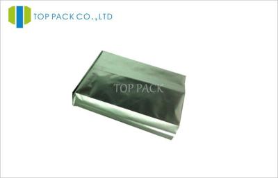 China PET / AL Plain Aluminum Foil Bags Standup Bottom Side Gusset Back Sealing for sale