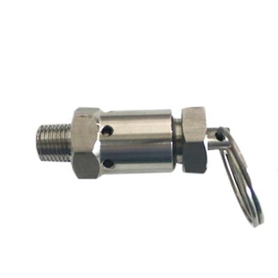 China Pressure Steam Stainless Steel Safety Valve 3 Bar Safety Valve General 1/4 NPT Price for sale