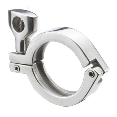 China Dairy Stainless Steel Flange Ferrule Pipe Fitting Ferrule Locking Tri Clamp for sale