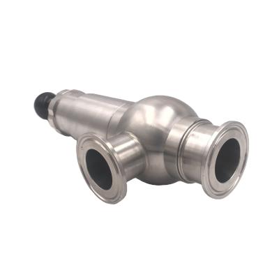 China High Pressure Dairy Valve Back Pressure Valve Pressure Release Valve Safety Stainless Steel for sale