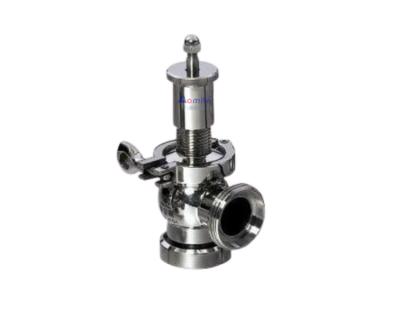 China Sanitary Dairy Overflow Diaphragm Valve Brewery Worm Gear Valves for sale