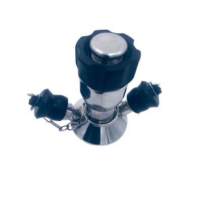 China Beer Millipore Sanitary Sampling Valve 3 Way Sampling Valve Aseptic Sample for sale