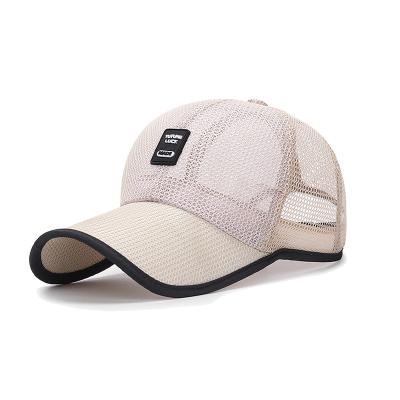 China COMMON lengthened net sun visor hat for women outdoor sun protection hat for men classic sports baseball cap hat for sale