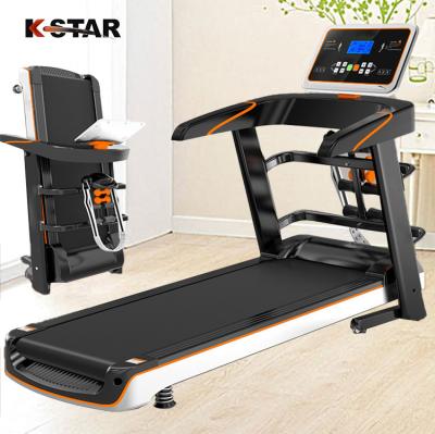 China 2022 New Home Treadmill for Walking Electric Treadmill with Massager and Dumbbell for sale