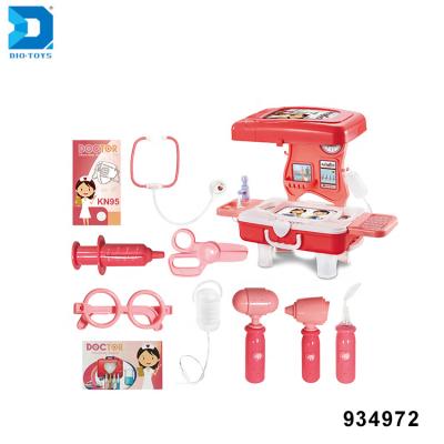 China Eco-friendly Material Medical Crate Lights Medical Trolley Lights Healthy Toys Set Kids for sale