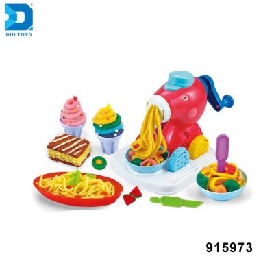 China Safe non-toxic diy toys animal shape ice cream noodle color clay machine for sale