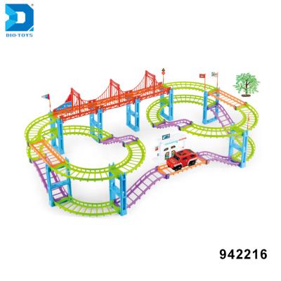 China Excellent Quality Eco-friendly Material Electronic Car Slot Fun Track Diy Toys for sale