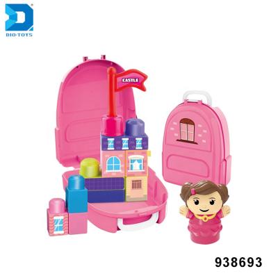 China Beautiful Girls Series Early Education Building Blocks Material DIY Toys for sale