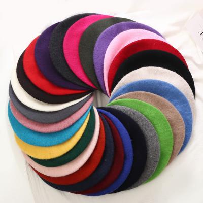 China Character design own custom logo men women colorful embroidery berets hat beret military hat woman wool hat for sale