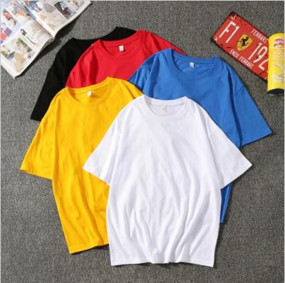 China Wholesale High Quality Custom Made T-shirt Men Breathable Warm Cotton LOW MOQ Sales Logo Plain Custom for sale