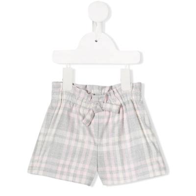 China Anti-Static High Quality Custom Made Soft Babies Plaid Kids Plaid Print Check Print Shorts Shorts for sale