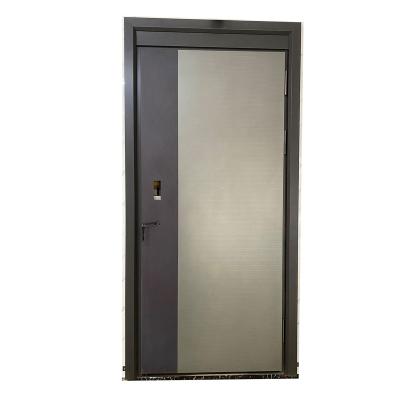 China China Factory OEM Logo Home Security Luxury Villa Entrance Anti-theft Iron Stainless Steel Door for sale