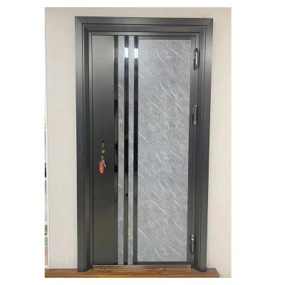 China Large Modern Anti-theft Front Main Entrance Single Exterior Entrance Gates for sale