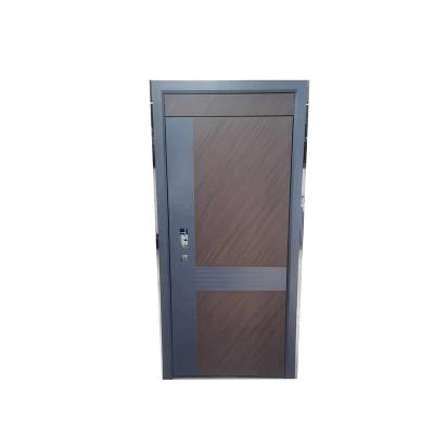 China Anti-theft Front Entry Zinc Alloy UK Custom Swing Door with Sidelites with Side Windows for House Entry for sale