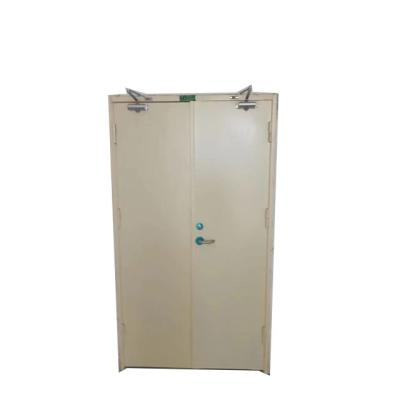 China Fire protection steel 90 minutes fire rate solid door American standard factory use fire door for sale