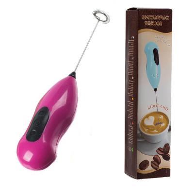 China Mini Battery Operated Electric Milk Frother Handheld Multifunctional for Coffee for sale