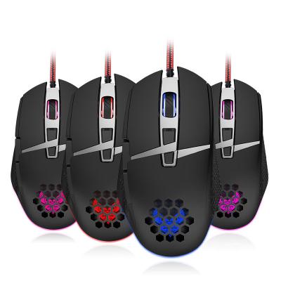 China Gaming Gaming Wireless Mouse Mute Luminous Mechanical Rechargeable Mouse for sale