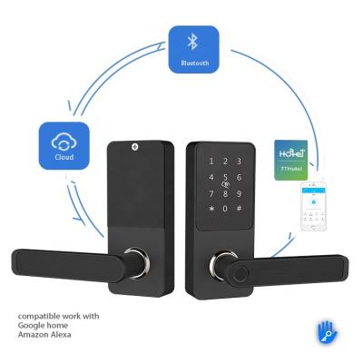 China Apartments Home Office Hotel Biometric Fingerprint Door Lock Smart Locks TT Life APP WiFi Remote Control Home Electronic Electric Smart Radio Digital for sale