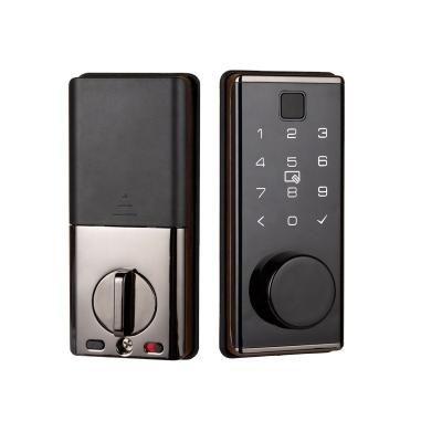 China Home electronic smart door lock deadbolt drop bolt deadbolt door lock tuya smart wifi door lock office apartments hotel electronic smart door lock for sale