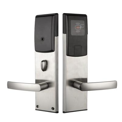 China 2023 New RF Office Apartments Hotel Stainless Steel Hotel Door Lock Sdk API Smart Card Lock Door Card Home Electronic Handle Lock for sale