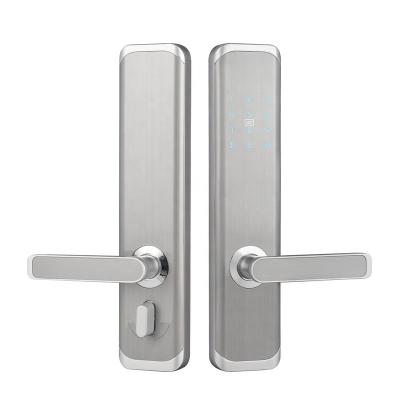 China Hotel Apartments Office Tuya App Handle Numeric Keypad Password Home Key Open Apartment Door Lock With Deadbolt Double Mortise for sale