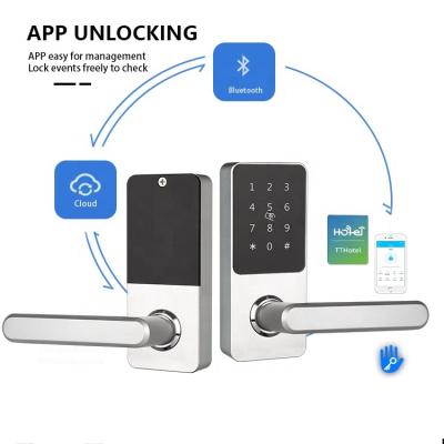 China Smart App Hotel Apartments Office Home Bluetooth Keyless Card Indoor Door Locks Code Cerradura Serrure Inteligente Digital Access for sale