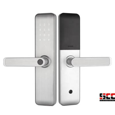 China Digital Tuya TTlock Cerraduras Inteligentes Tuya Electronic Life Lock Zaifengda Office Apartments Hotel Handle Security Home Digit Electric Lock for sale