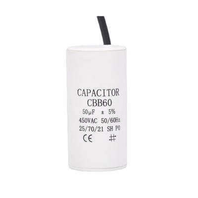 China Motor Motor Heat Coil Pump During CD60 Motor Starting Capacitor Super Capacitors 25/85/21 for sale