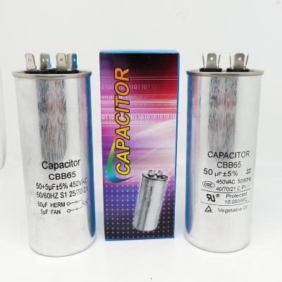 China Air Conditioner Compressor Refrigerator Spare Parts Air Condition Polypropylene Starting Capacitor AC Motor for sale