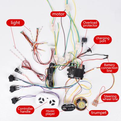 China Home Appliance Customize Best Quality Electric Car Children's Toy Car Complete Set Of Wiring Harness for sale