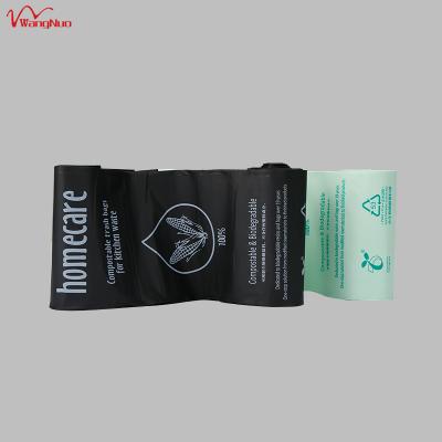 China Household Products 100% Biodegradable / Compostable Cornstarch Biodegradable Garbage Bags Garbage Bag for sale