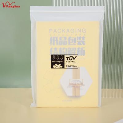 China BIODEGRADABLE 20 x 28 cm Customized Products Matte Eco Friendly T Shirt Ziplock Packaging Bags 2021 for sale