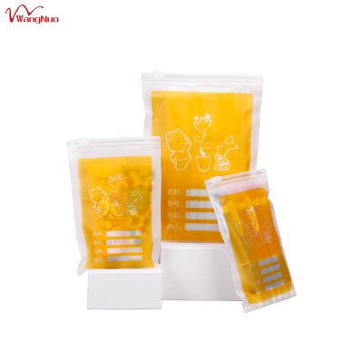 China Recyclable Customize Printed Programmable PE Zip Lock Plastic Packaging Transparent Zipper Bag for sale