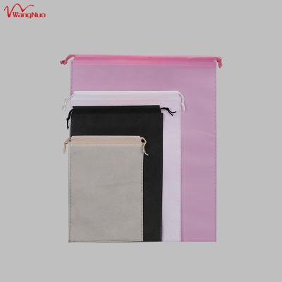 China Factory Supply Recyclable Custom Mini Non Woven Drawstring Bag Recyclable With Logo for sale