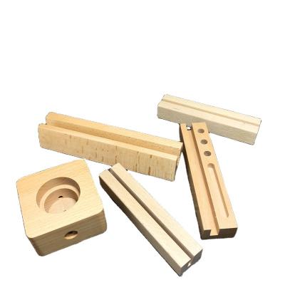 China Aluminum CNC Machining Parts Custom Wood Craft CNC Turning Wood Parts for sale