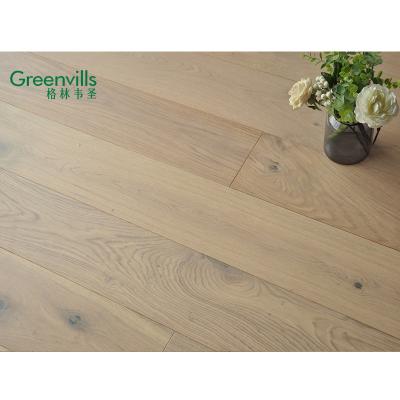 China Shanghai Modern European White Oak Engineered Oak Wood Flooring Flooring Multiply Hardwood Flooring for sale