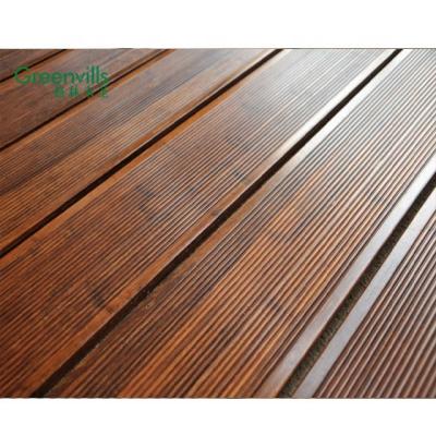 China Cheap And Thick Bamboo Decking Guangzhou Outdoor Bamboo Prices Strand Woven Decking for sale