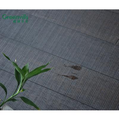 China Modern hot sale in New Zealand! Indoor Cozy Jagged Bamboo Strand Woven Flooring Design Flooring Black Bamboos Interior Comfortable for sale